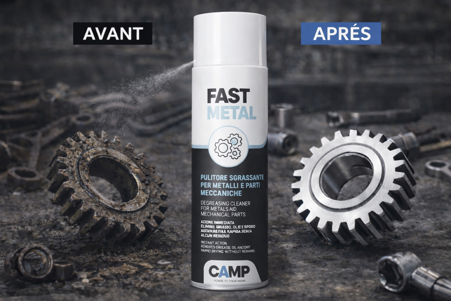 DEGRAISSANT PIECES MECANIQUES/ 500ml