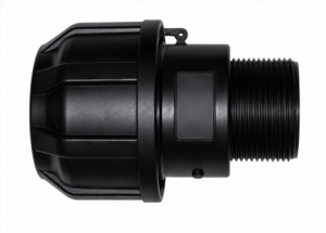 RACC DROIT D40 FILETE 1" MALE